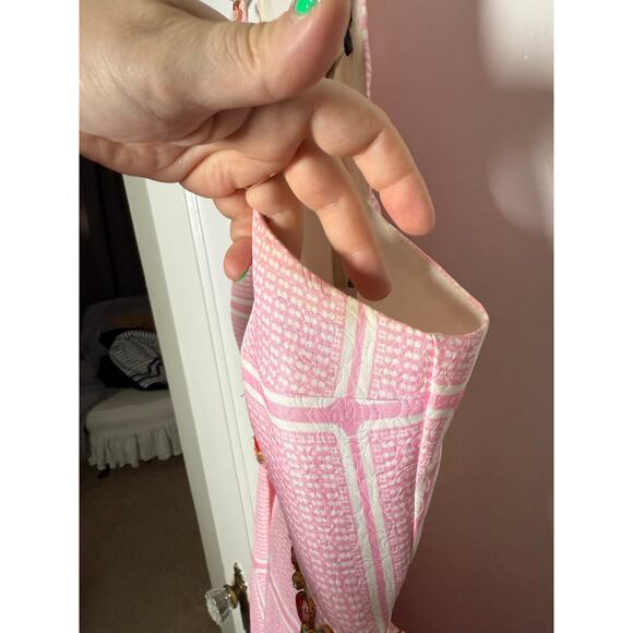 Mac Duggal Pink A-line Short Jewel Cut Out Barbie Homecoming Dress Size 4 - Picture 3 of 12